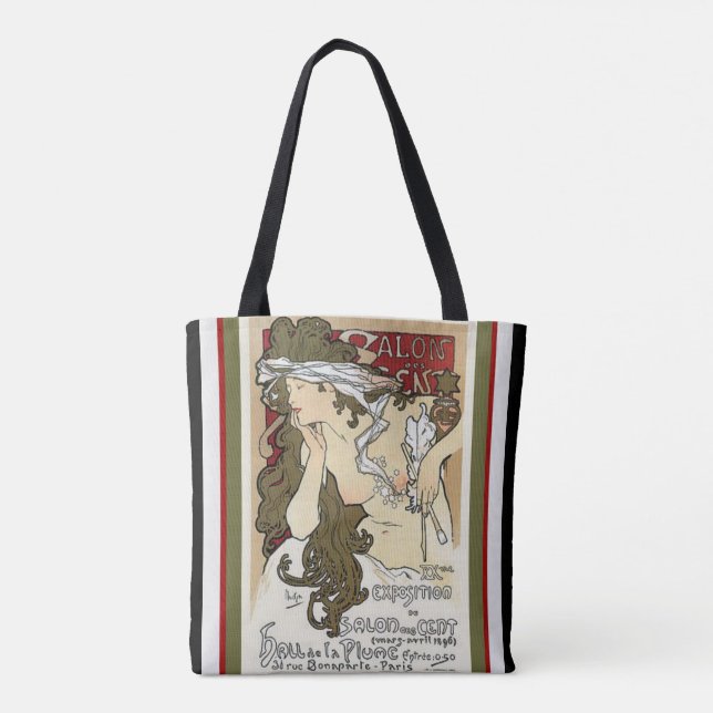 Tote Bag Art Nouveau Fourre-tout d'Alphonse Mucha (Dos)