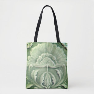 Tote Bag Art nouveau jugendstil carreaux de fleurs design v