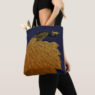 Tote Bag Art Nouveau Peacock Will Bradley