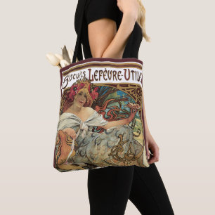 Tote Bag Art Nouveau vintage, Biscuits par Alphonse Mucha