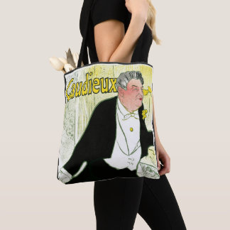 Tote Bag Art Nouveau vintage, Caudieux par Toulouse Lautrec