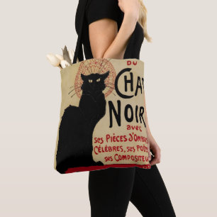 Tote Bag Art Nouveau vintage, Ce Soir Chat Noir Chat Noir