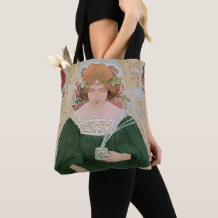 Tote Bag Art Nouveau vintage Helm Cacao par Privat Livemont
