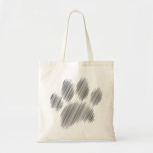 Tote Bag Art numérique crayon croisé chien
