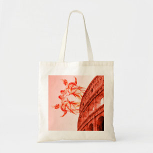 Tote Bag Art numérique du Colisée et statues / sculptures