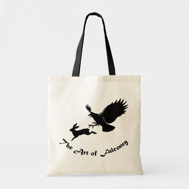 Tote Bag Art of Falconry - Red Tail Hawk (Devant)