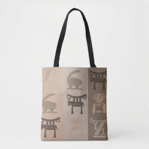 Tote Bag Art ornemental africain moderne abstrait