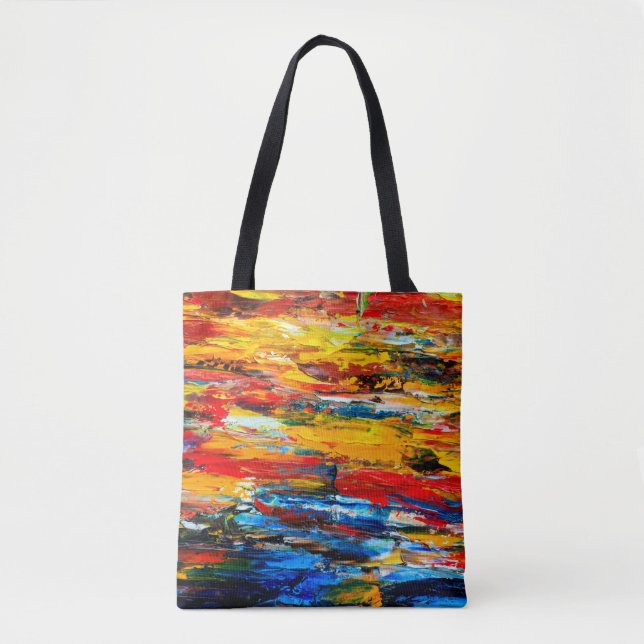 Tote Bag Art painting with palette knifemasterpiece,paintin (Devant)