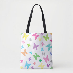 Tote Bag Art papillon coloré