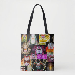 Tote Bag Art par le collage Fourre-tout de Davey