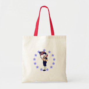Tote Bag Art patriotique vintage 4 juillet