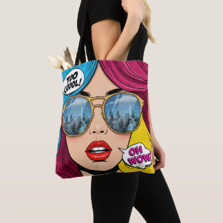 Tote Bag Art pop rétro