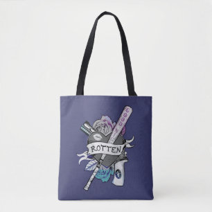Tote Bag Art "putréfié" de tatouage du peloton Harley