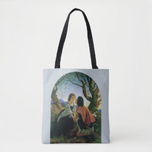 Tote Bag Art vintage, Amants au crépuscule, Sir Joseph Noel