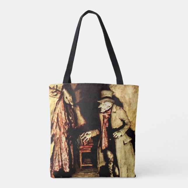 Tote Bag Arthur Rackham - Une Carol de Noël - Grumpy (Dos)