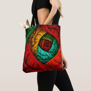Tote Bag Artiste coloré moderne Art Abstrait Motif #09