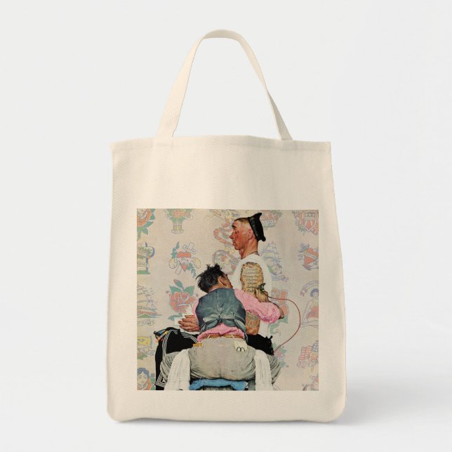 Tote Bag Artiste de tatouage (Devant)
