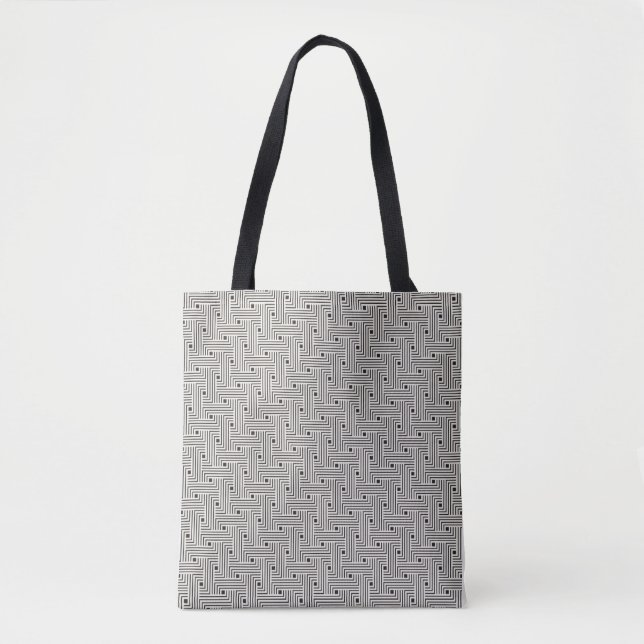 Tote Bag Artiste Motif Abstrait (Devant)