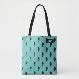 Tote Bag Artistes martiaux - Kung Fu - vos initiales / nom