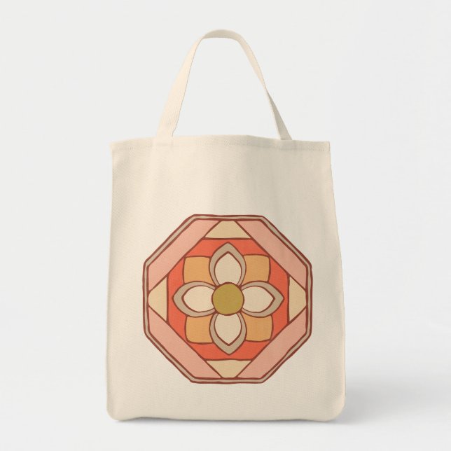 Tote Bag Arts Motifs coréens traditionnels (Devant)