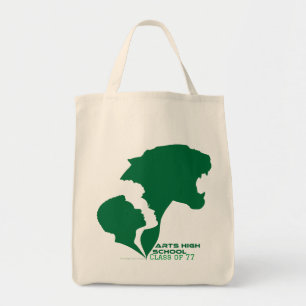 Tote Bag Arts personnalisables Lycée Silhouettes vertes