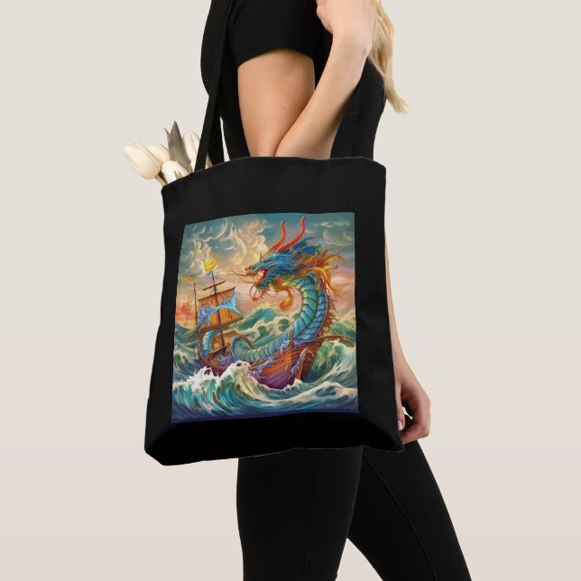 Tote Bag Artsy Dragon (De près)