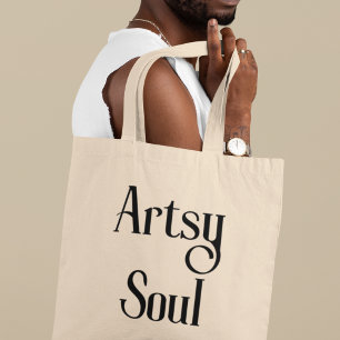Tote Bag Artsy Soul Creative Cool Artist Cadeau