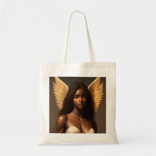 Tote Bag Artwork d'Angel Noir - Esthétique d'Angelcore Ethé