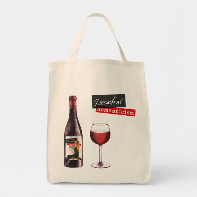 Tote Bag Arty Valentine Gift Collection- Decadent Noir  (Devant)