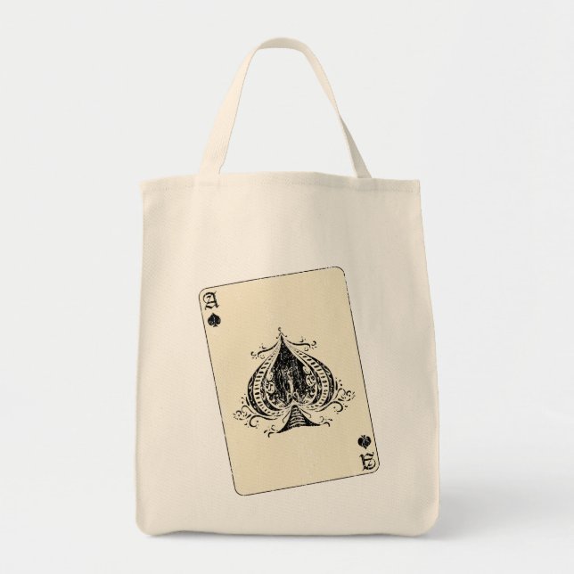 Tote Bag As de Pique Rétro (Devant)
