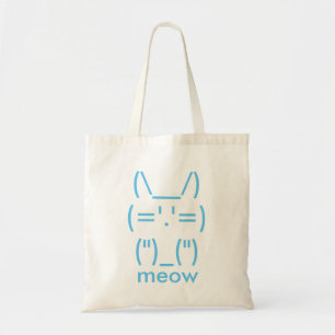 Tote Bag ASCII Cat