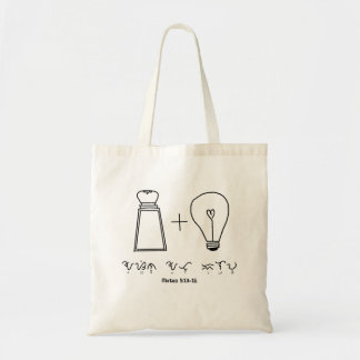 Tote Bag Asin à Ilaw Baybayin Typographie chrétienne