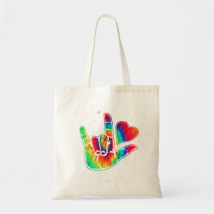 Tote Bag ASL Love Sign Language