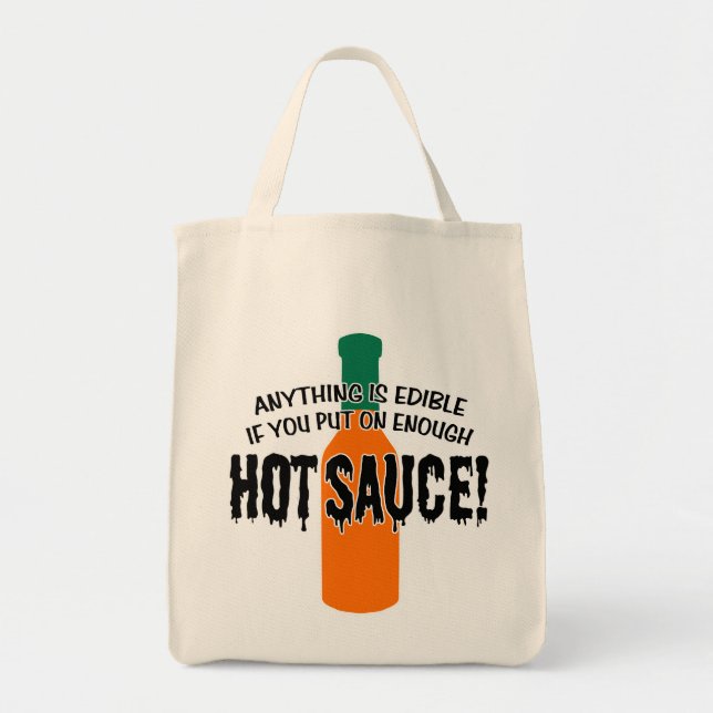 Tote Bag Assez de Sauce Piquante (Devant)