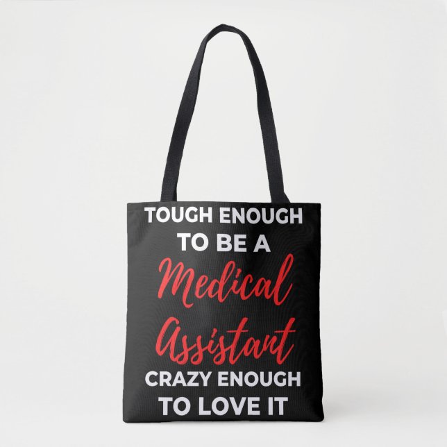 Tote Bag Assez Pour Être Un Assistant Médicale (Devant)