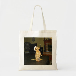 Tote Bag Assis jolie ou regarder la TV Dachshund
