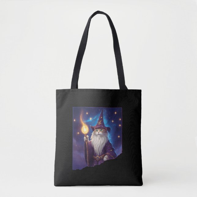 Tote Bag Assistant Cat magique Cute Assistant Purrfect Assi (Devant)