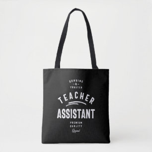 Tote Bag Assistant enseignant Titre du travail Cadeau