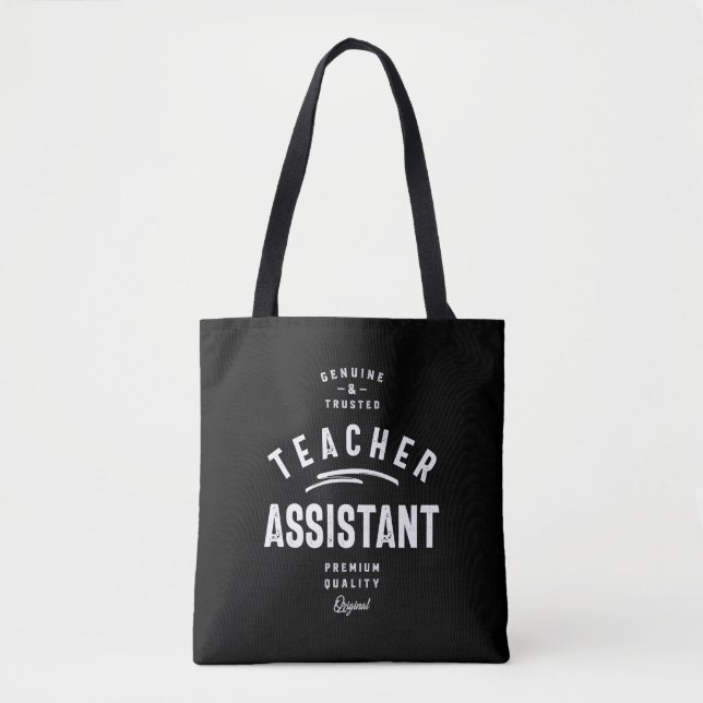 Tote Bag Assistant enseignant Titre du travail Cadeau (Devant)