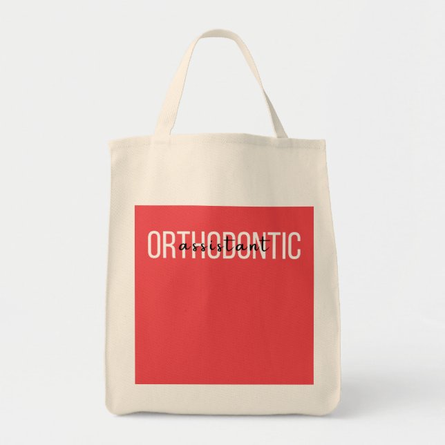 Tote Bag Assistant orthodontique (Devant)