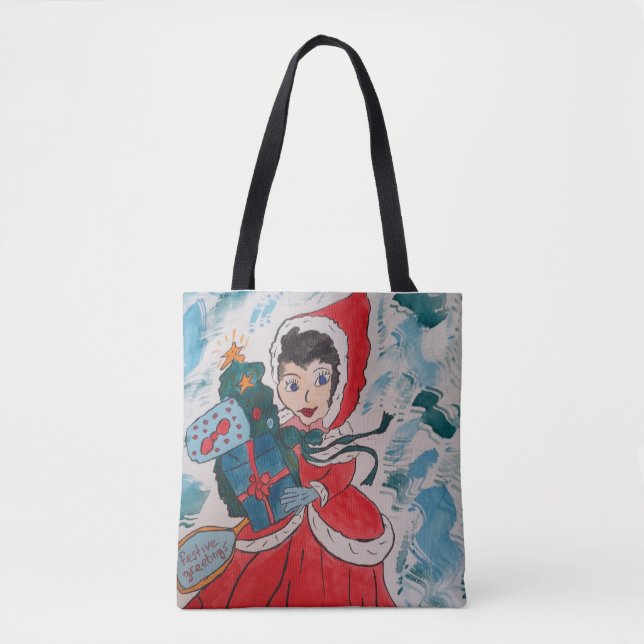 Tote Bag Assistant père Noël (Devant)