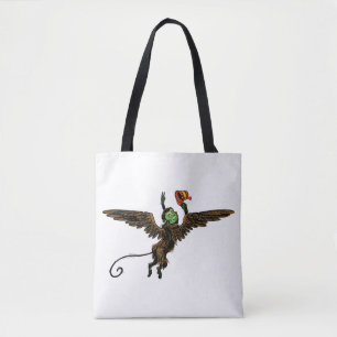 Tote Bag Assistant vintage d'Oz, Singe volant maléfique