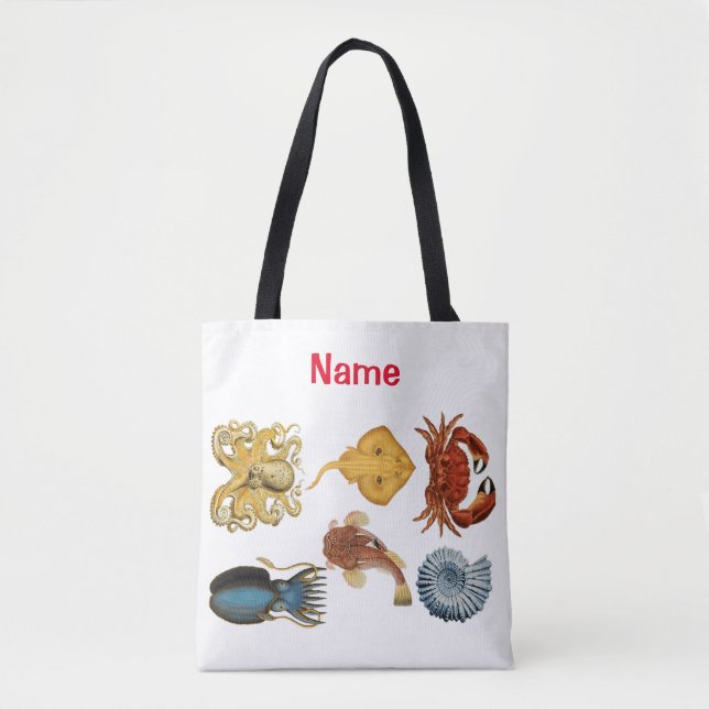 Tote Bag Association d'apaces de mer uniques Thunder_Cove (Devant)