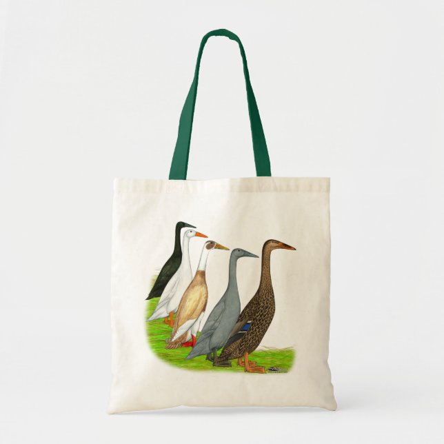 Tote Bag Assortiment de canard coureur (Devant)