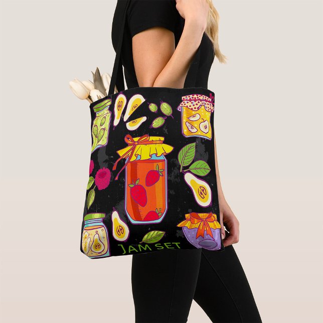 Tote Bag Assortiment de Confitures (Créateur téléchargé)