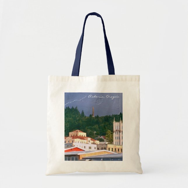 Tote Bag Astoria Oregon Shopping (Devant)