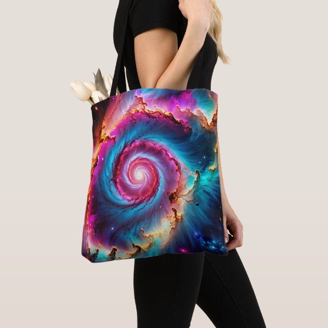 Tote Bag « Astralis » - Nébuleuse et galaxies               (De près)