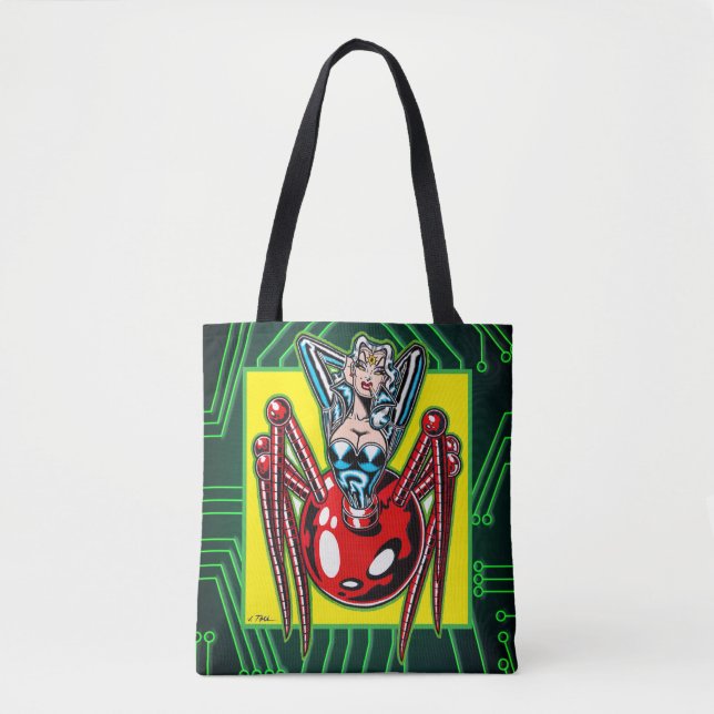 Tote Bag Astro Creeps™: Madam Mechanism™ (Devant)