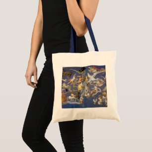 Tote Bag Astronomie Vintage Fresque Céleste, Constellations