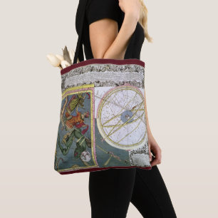 Tote Bag Astronomie Vintage, trajectoire d'une comète par M
